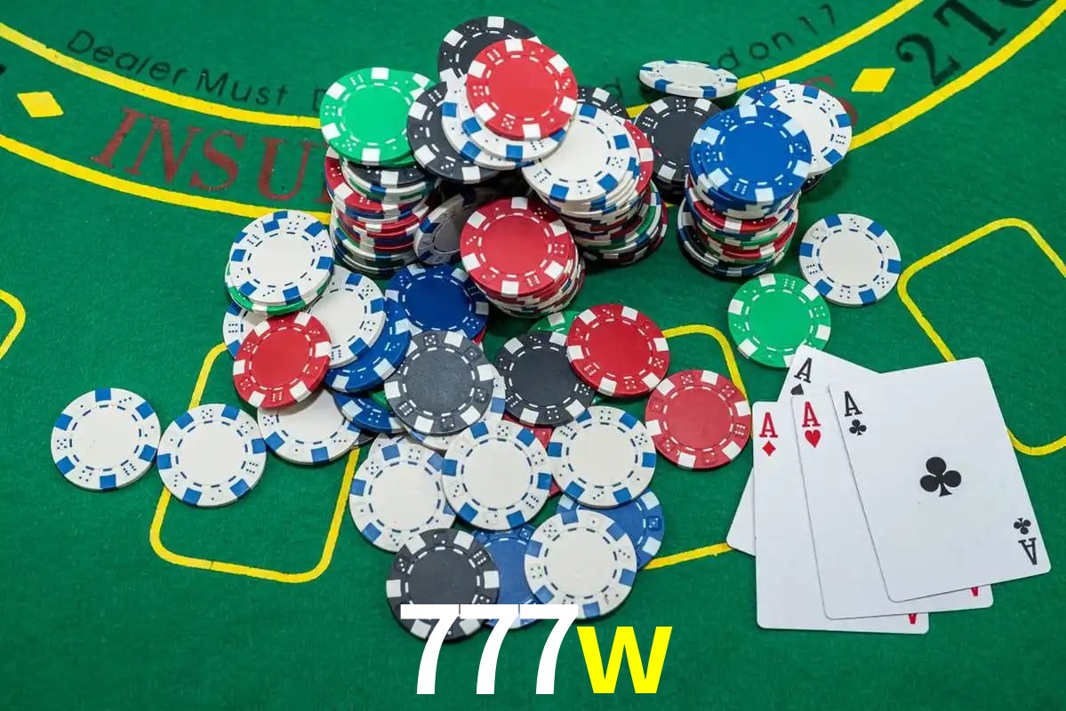 Mesa de Blackjack 777w